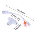 1PC POE Splitter Adapter Ethernet One Network Cable Two Camera Splitter Combiner Connector Converter POE Switch Queena. 