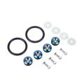 Universal JDM PASSWORD Aluminum Bumper Quick Release Fasteners Fender Washers For Honda Civic Integra. 