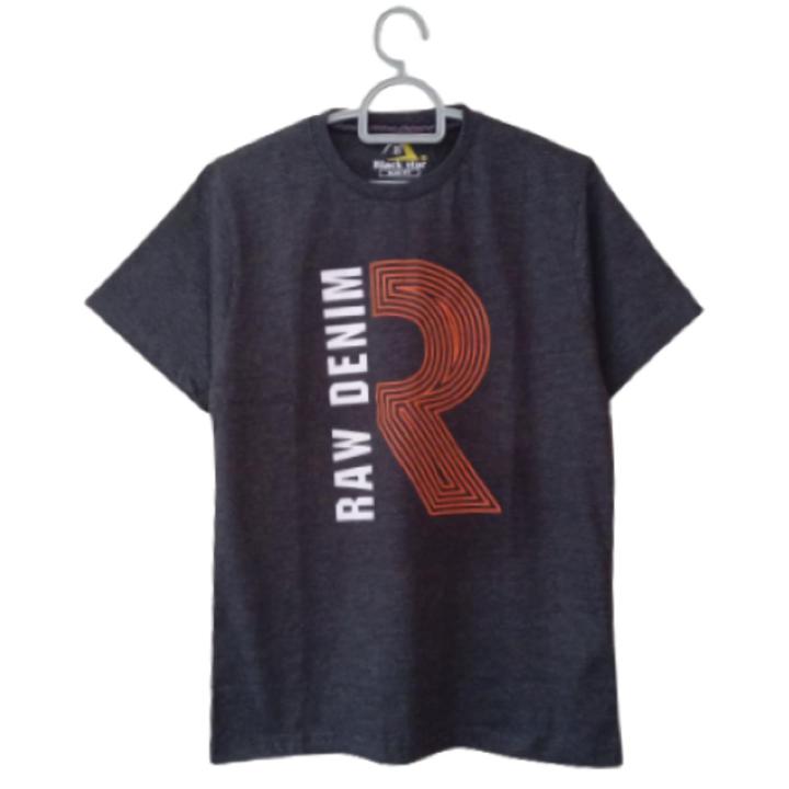 Medium Size Men's Charcoal Colour, Slim Fit, Crew Neck T-shirt