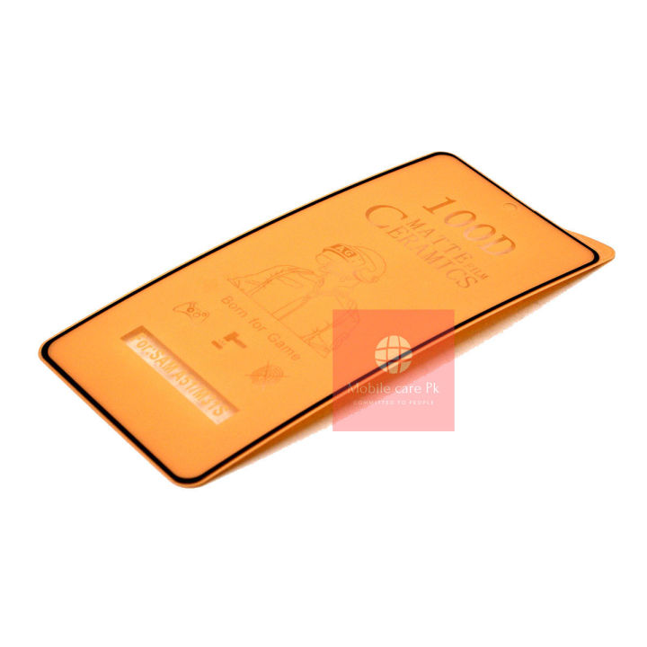 Samsung Galaxy A52 Ceramic Matte Protector Unbreakable Antishock Hybrid Film 9D/11D/21D Tempered Fiber sheet Glass For Samsung A52