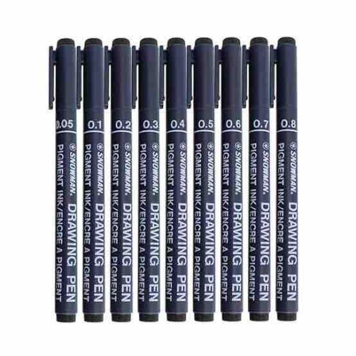 drawing pens  micron pens set 9pieces set