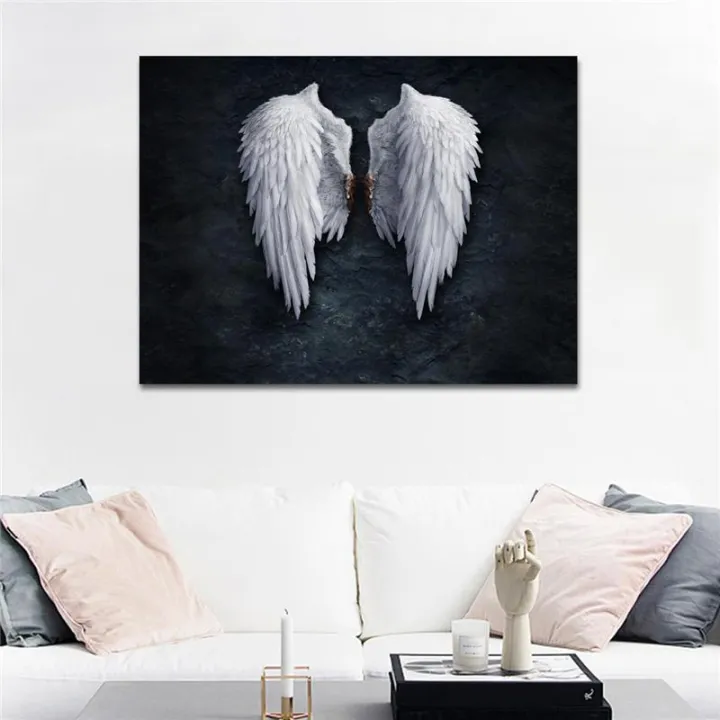 Sweet%20Home%C2%B7%20%5B%2030x40%20/%2075x100cm%5DANGEL%20WINGS%20Print%20Picture%20Art%20Pictures%20Canvas%20Wall%20Art%20Prints%20Unframed%20Home%20Decor%20(frame%20not%20included)%20-%20Image%202