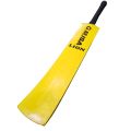 Yellow cricket with black Lion Tape Ball Cricket Bat - Ideal for All Age. 