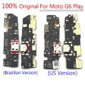 Original New For Motorola moto G6 play G7 Play Power USB Charger Charging Port Micro Dock Connector Flex Cable Board Repair Part. 