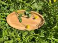 Wooden Tray made from Acacia wood, Seamless Tray Set and single pc in large, medium and small size Serving tray oval Shape. 