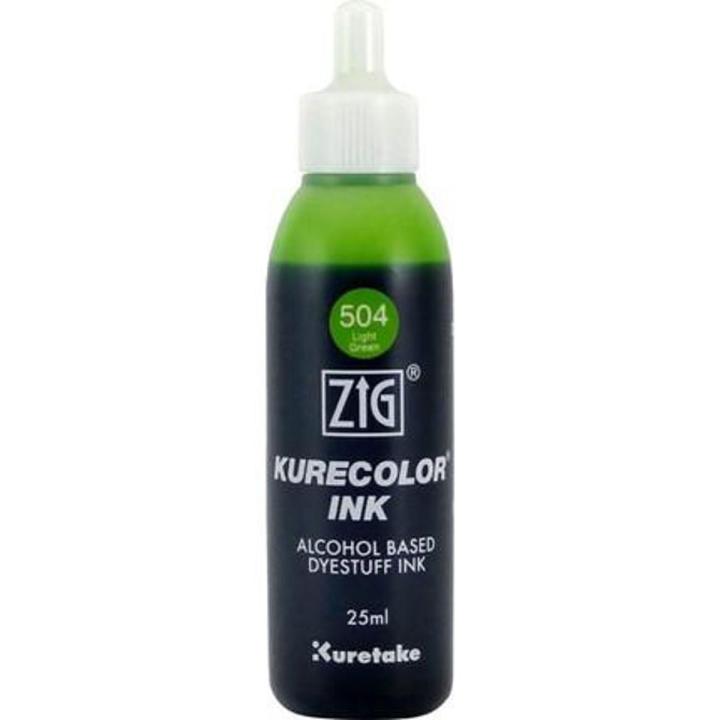 Zig Kurecolor Alcohol ink 25 ml 504 Light Green