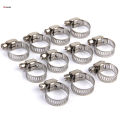 10x Adjustable Fuel Petrol Pipe Hose Clip Stainless Spring Clamp 17-19mm. 