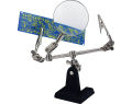 Helping Hand with Magnifier 2.5x Soldering Magnifying Glass Soldering Station Third Hand Soldering Tool. 