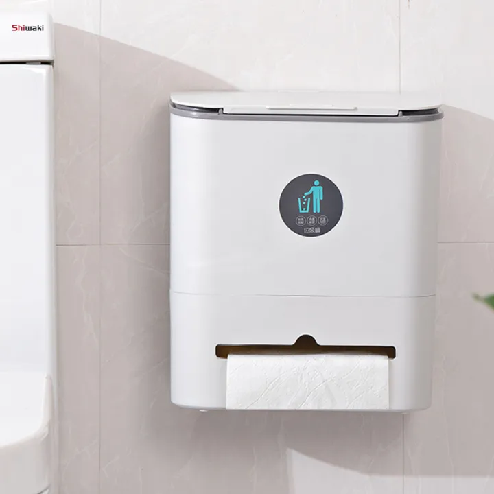 9L%20Hanging%20Trash%20Can%20Compost%20Dustbin%20Office%20Bathroom%20Toilet%20White%20Large%20-%20Image%203