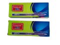 Pack of 20 Pens BLU Ball Point Pen by SIGNATURE, Blue ink, 0.7mm Needle Tip, Smooth Writing Plastic Body,. 