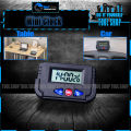 Mini Digital Table Clock Desk Car Calendar Watch - Black. 