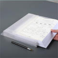 Portable File Organizer Paper File Folder Transparent Plastic File Box Document Storage Box File Folder Organizer. 