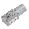 60RPM Rectangular DC Worm Gear Motor DC Speed Reduction Geared Motor DC24V. 