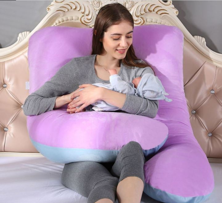 Maternity%20Pillow%20%E2%80%93%20U-Shaped%20Full%20Body%20Support%20with%20Soft%20Ball%20Fiber%20Filling%20%20Premium%20Pregnancy%20Pillow%20-%20Image%209