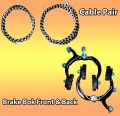 Full Gear System Kit For Mountain Bicycle. 