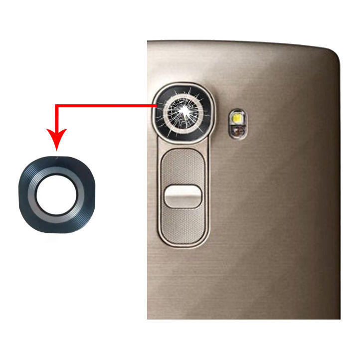 LG G4 Camera Glass Replacement Rear Back Camera Lens For LG G4 - Black Burrak