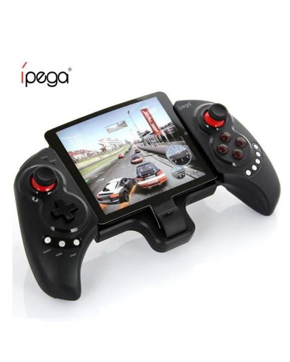 PG 9023- Wireless Bluetooth Telescopic Game pad Android IOS For Tablet & PC - Black