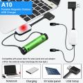 【All Of Me】A10 18650 Battery Charger Li-ion Batteries Multifunction Magnetic USB Charging/Discharging Power ForXiaomi. 