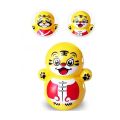 For Children Gift Cartoon Educational Toys Car Interior Decoration Relieve Stress Desktop Decompression Penguin Tumbler Snowman Tumbler Mini Tumbler Christmas Ornaments. 