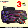 FunBug Ultimate 4in1 Gaming Setup! Mechanical Feeling RGB Gaming Keyboard and Mouse Combo with MousePad & Onikuma Gaming Headphones - Backlight Gaming Key Board, Mouse, Mouse Pad, Head Phone in Low Price - For Pubg Mobile Laptop PC Computer Game. 
