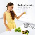 Manual Juice Squeezer Aluminum Alloy Heavy-Duty Hand Pressed Fresh Juice Extractor. 