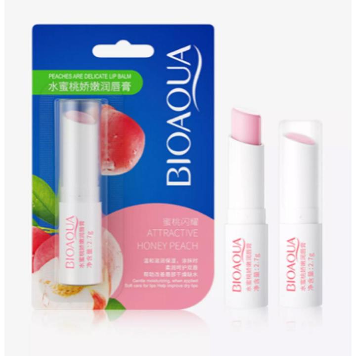 BIOAQUA Honey Peach Ripping Lip Balm 2.7g - BQY22095