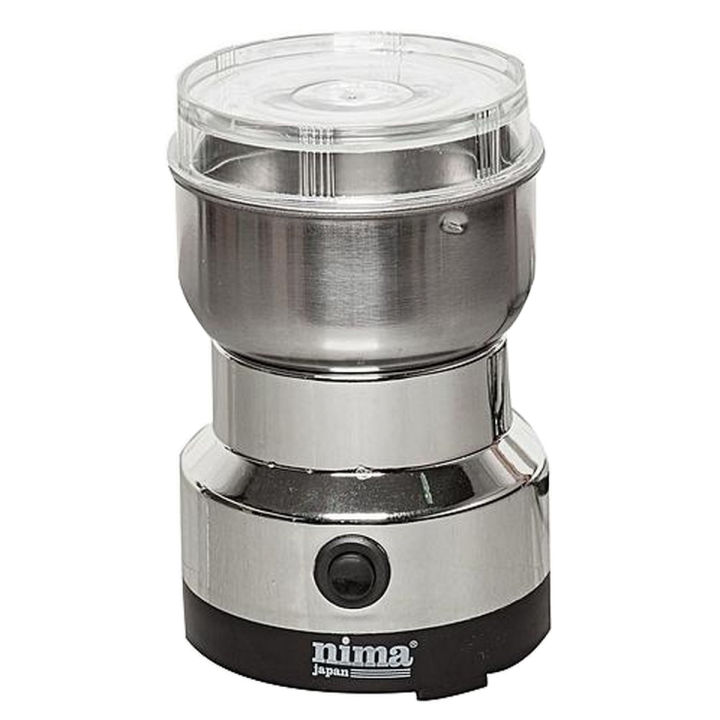Nima High Quality Stainless Steel Electric Coffee Grinder Bean Nuts Spices Masala Grinder and Blender Coffee Bean Milling Machine NM-8300 Perfect Kitchen Tool