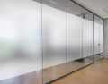 Frosted Glass Window Sticker, Self-Adhesive, UV Protection, Removable, Decorative Window Film. 