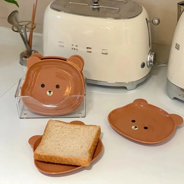 8pcs%20Cute%20Cartoon%20Bear%20Dish%20Plate%20Set%20With%20Stand,%20Reusable%20Plastic%20Dessert%20Dinner%20Plate%20Creative%20for%20Fruit,Snack,Nuts,Cartoon%20Design%20Dish%20Kitchen%20Accessory%20-%20Image%208