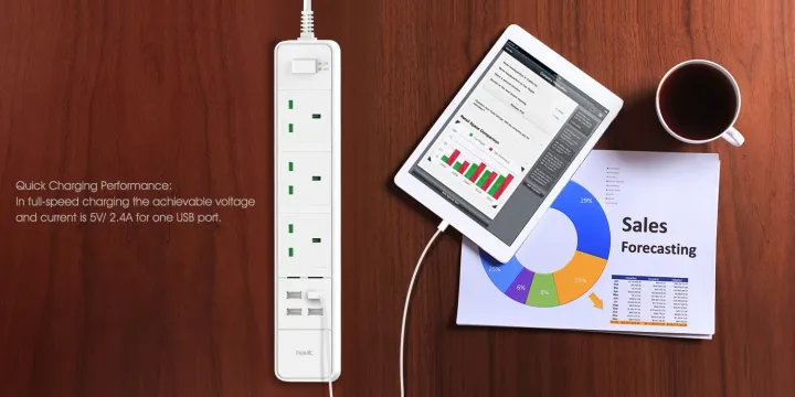 Extension%20Lead,%20HAVIT%20Universal%20Power%20Strip%20With%204%20USB%20Ports%20(4.6A)%20+%203%20Way%20Outlets%20(3250W/13A)%20Surge%20Protector%20Power%20Extension%20Plug,%20%20Intelligent%20Charging%20with%205.9ft%20Power%20Cord%20(C763,%20White).%20-%20Image%209