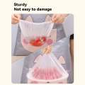 Transparent Food Cover Plastic Food Cover Reusable Elastic Food Cover Wrap For Fruit/Vegetable/Salad/Food Etc Keeping Fresh Food - 1/5/10/20/40/60/80/100 Pcs. 