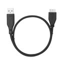 1pc Black USB 3.0 Data Cable Cord For WD My Passport Ultra Portable Hard Drive. 
