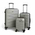 Hardtop 3-Piece Trolley Suitcase Set with4 Spinner Wheels Luggage Set. 