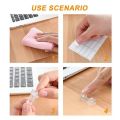 Wire Organizer Transparent Cable Clips Strong Self-Adhesive Cable Drop Wire Holder Durable Mount-Round Plastic Cord Management Organizer Clamps  - 100 Pcs. 