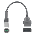6PIN to 16PIN Diagnostic OBD2 Cable Adapter, OBDII Scanner Replacement for CAN AM Moto ATV UTV Motorcycle Bike Tools Durable Easy to Use. 