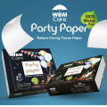 (Pack of 4) WBM Tissue Paper Party Pack - 50 Sheets | Super Strong Tissues. 