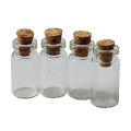 10pcs Cute Mini Clear Cork Stopper Glass Vials Jars Containers Wishing Bottles. 
