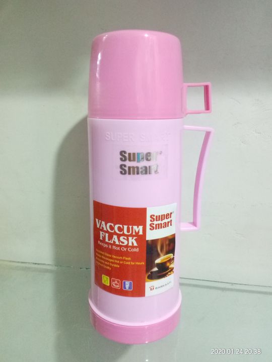 Thermos Vacuum Flask Hot Cold Insulated Double Glass Plastic Vacuum Flask Best Quality Vacuum Thermos Flask