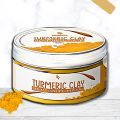 SilverSea Turmeric Clay Bentonite Mask - Natural Clay Mask for Glowing Skin, Deep Cleansing, Anti-Acne, 125g - Facial Detox, Oil Control, Pore Minimizer, Brightening, Hydrating, Ance Skin Care, Healing Clay for All Skin Types. 