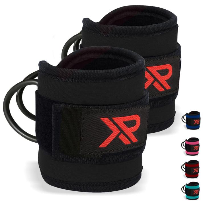 Ankle Strap Adjustable D-ring Gym Durable Cuffs for Cable Machines Workouts Leg & Butt Weight Lifting Exercises