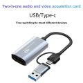 Type-C Video Capture Card USB Capture Card Phone Gaming Machine PS Camera Acquisition Card. 