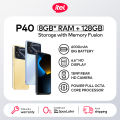 itel P40 8GB* RAM + 128GB Storage with Memory Fusion | 6.6" HD+ Display | 13MP Rear HD Camera | 6,000mAh Big Battery, 18W Fast Charging | PTA Approved & 12 Month's Official Warranty. 
