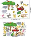 Kids Room or School Wall Sticker Easy to Paste 3D Wall Stickers Self Adhesive Wall Stickers Wall Sticker for Living Room Drawing Room Waterproof Wall Stickers. 