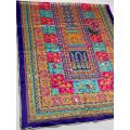 shamoz silk digital printed fancy shawl dupatta with pasting real mirror, marble and sitara. 