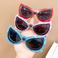 Fashion Cartoon Sunglasses UV-blocking Trend Sunshade Eyewear Anti-reflective Outdoor Sun Glasses for Children. 