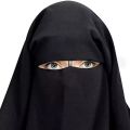 3 Layer Eyes Nakab Patti-Prayer Muslim Women Hijab Niqab Islamic Face cover Scarf Shawl. 