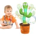 Dancing Cactus Toy, Singing Talking Cactus Toy, Recording, Glowing Cactus Plush Toys, Early Educational Toys for Babies, 120 Songs. 