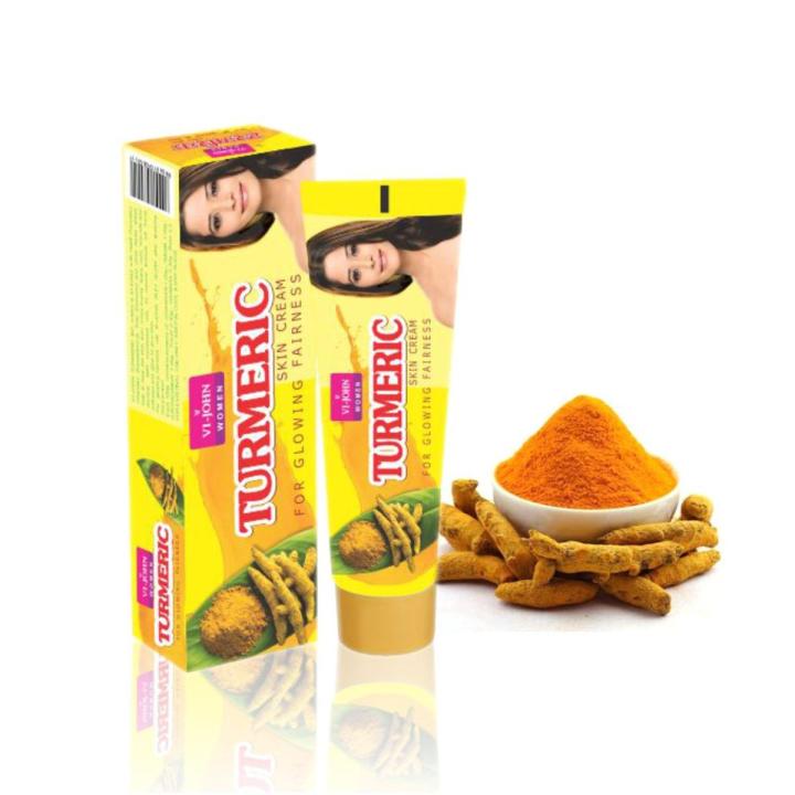 VI-JOHN Women Turmeric Skin Cream For Glowing Fairness 50g