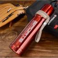 Red Cool Sports Vacuum Flask Stainless Steel Water Bottle. 