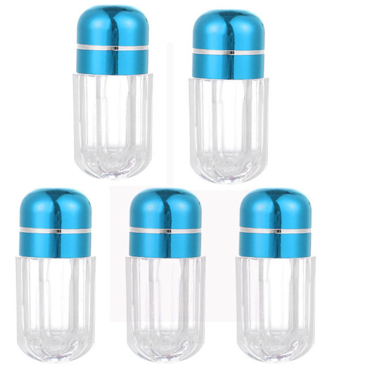Container Capsule Weekly Splitters Holder Box 10pcs Colorful Empty Case Plastic Bottle